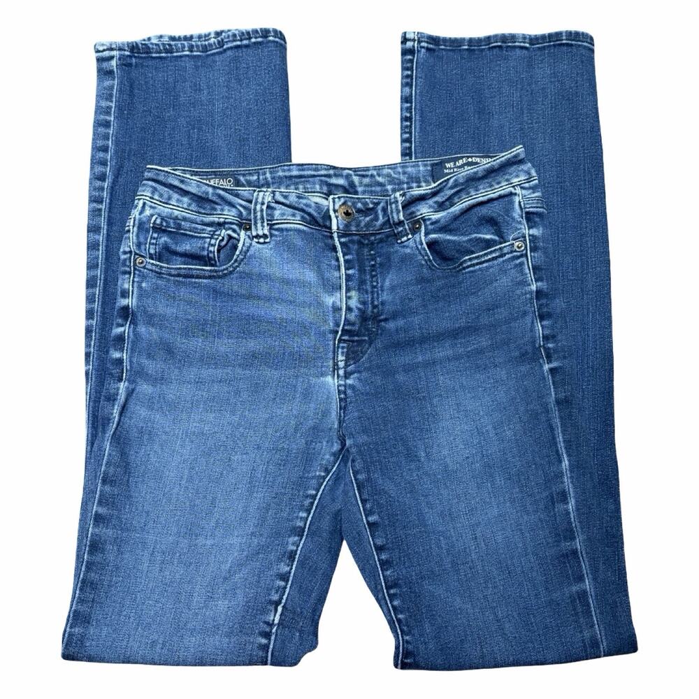 Buffalo David Bitton Jeans Womens 28 Mid Rise Bootcut Blue Denim 29” Inseam